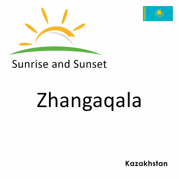 Sunrise and sunset times for Zhangaqala, Kazakhstan